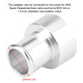 Recirculation Adapter 25mm/1.0in Recirculate Flange Refitting Accessory for HKS SSQV SSQ BOV Outlet Fitting. 