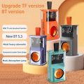 Multi Mechanical Mini Speakers Portable Audio Player Loudspeaker The Bass Transparent Wireless Bluetooth Stereo Surround Speaker. 