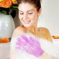 Exfoliating Gloves Mitt Shower Scrub Gloves Fingers Bath 1 Pcs. 