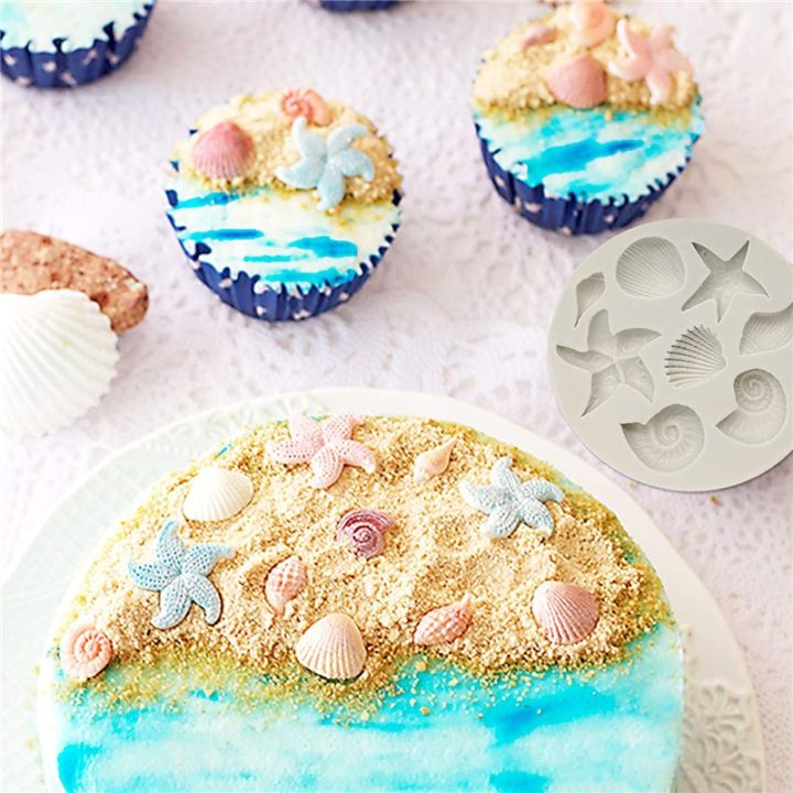 Marine%20Theme%20Cake%20Fondant%20Silicone%20Mold%20Seashell%20Conch%20Starfish%20Fish%20Under%20the%20Sea%20Style%20Pastry%20Baking%20Molds%20for%20Cookie%20Candy%20-%20Image%203