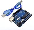DIP UNO Arduino Uno R3 Development Board Microcontroller Based On ATmega328 With USB Cables Arduino Uno Starter Kit For Electronics Projects.
