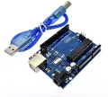 DIP UNO Arduino Uno R3 Development Board Microcontroller Based On ATmega328 With USB Cables Arduino Uno Starter Kit For Electronics Projects. 