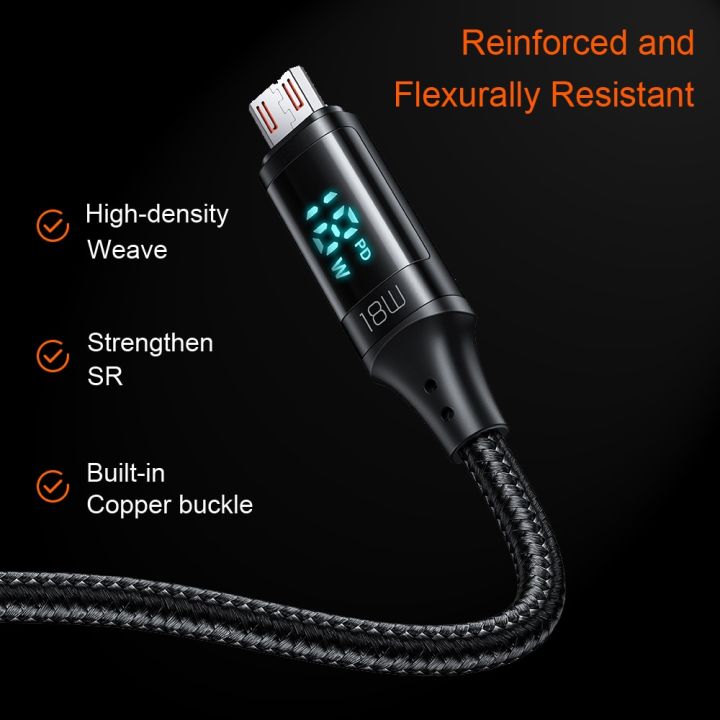 Mcdodo%2018W%20Micro%20USB%20Cable%20For%20Huawei%20Samsung%20Xiaomi%20OPPO%20QC4.0%20VOOC%20AFC%20FCP%203A%20Fast%20Charging%20Android%20Digital%20Display%20Data%20Cord%20-%20Image%203