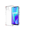 Realme  C12 Flexible Clear Transparent Soft TPU Back Case Cover With bumper. 