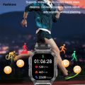 Fashions 2025 Outdoor Sports Men Smart Watch LED Flashlight IP68 Waterproof Original Heart Rate Health Smartwatch 1000Mah Battery Blue Tooth Call.