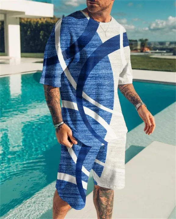 Summer%20Sportswear%20T-Shirt%202-Piece%20Fashion%20Men's%20Sportswear%20Suit%20Casual%20O-Neck%20Men's%20Shorts%20Two-Piece%20Clothes%20Harajuku%20-%20Image%204