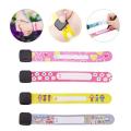 4Pcs/Set Children Travel Outdoor Safe Anti-Lost Wristband Safety Recognition Bracelet For Kids Adjustable Waterproof Wrist Strap. 