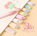 Lytwtw's Kawaii Stationery Cartoon Animals Marker Memo Pad Bookmark Flags Index Tab Sticky Notes Label Paper Stickers.