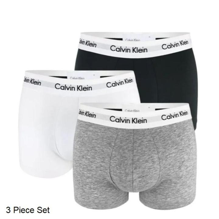 Pack of 3 Pieces Premium Cotton Boxer Underwear for Men- Underwear - UnderwearForMen