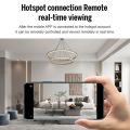 X10 HD Infrared Night Vision Mini WiFi Camera With Base(Black).