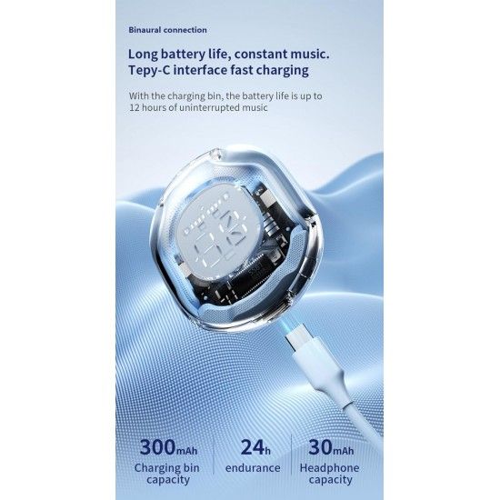Ultrapods%20Pro%20True%20Wireless%20Earbuds%20with%20Display%20Transparent%20Design,%20Bluetooth%205.3%20Water%20Proof%20-%20Image%208