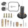 Motorcycle Carburetor Repair Kit Motorcycle Carburetor Piston Float Gasket Kit for Virago 250 XV250. 