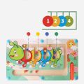 Kids Toys Magnetic Maze Puzzle Game Montessori Toys for Children Animal Wooden Puzzle Board Games Educational Toys for Boys Girl.