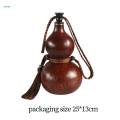 Portable Water Bottle Gourd Drink Jug Mens Gifts, Dried Gourd Flasks Calabash Ornament for Outdoor, Boating Storing Drinks and Water Travel. 