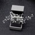 Crystal Pearl Hairpin Hair Vine Tiaras Headpiece Hair Comb Pins Hair Clips Wedding Bridal Rhinestone Jewelry Hair Accessories. 