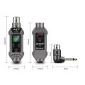 Microphone Wireless System Mic Wireless Transmitter Receiver for Mixer Recorder. 