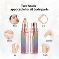 Eyebrow Trimmer For Women, 2 In 1 Rechargeable Facial Hair Remover.
