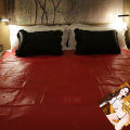 Waterproof Bed Sheets S-e-x PVC Vinyl Mattress Cover Allergy Relief Bed Bug Hypoallergenic S-e-x Game Bedding Sheets. 