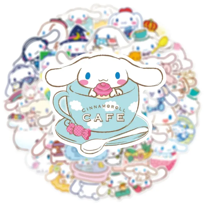 50pcs%20Cute%20Sanrio%20Cinnamoroll%20Sticker%20Cartoon%20Decals%20for%20Scrapbook%20Diary%20Car%20Stationery%20Laptop%20Waterproof%20Stickers%20Gift%20-%20Image%205