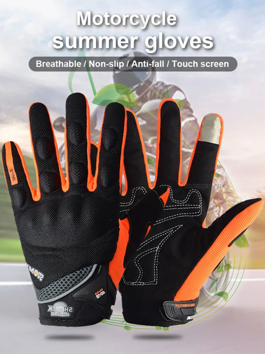 SUOMY%20SU09%20Motorcycle%20Full%20Touch%20Enable%20racing%20glove%20moto%20motocross%20Gants%201%20Pair%20-%20Image%204