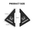 2PCS Car Door Corner Cover Bumper Protector Sticker For Honda.