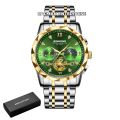 BINBOND 1236 Men's Luxury Top Brand Watches Classic Fashion stainless steel Sport Quartz Watch.