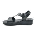 Bata Light & Easy Valentino Black Belt Sandal for Women. 