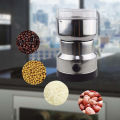 High Quality Stainless Steel and PP - Stainless Steel Blade - Silver Color - Electric Spice Blender Grinder. 