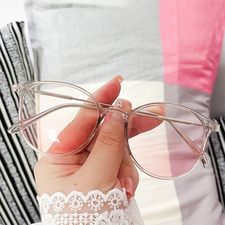 (NEW)Fashion%20Blush%20Glasses%20Anti%20Blue%20Light%20Gradient%20Women%20Oversized%20Round%20Frame%20Lens%20Glasses%20Transparent%20Universal%20Glasses%20-%20Image%205