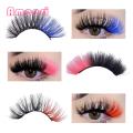 Natural Looking False Eyelashes Vibrant Dramatic False Eyelashes for Clubbing Dance Performances Long Colorful Exaggerated Stripper Style Fake Eyelashes Nightclub False Eyelashes.