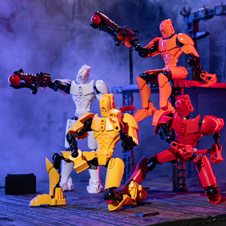 Titan Robot Action Figure 3D Printed With Full Articulation For Stop Motion Anim