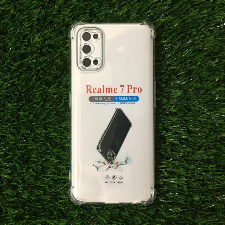 Realme pro camera protection premium silicone case crystal clear