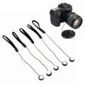 Multi Piece/wholesale Price Lens Cover Holder Keeper String Leash Strap Rope For Canon Nikon DSLR Camera Lens Cap Keeper Cord. 