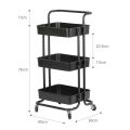 Kitchen Trolley 3 Tier Multi-function Trolley Storage Trolley.