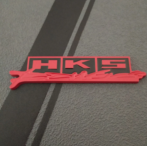HKS car Metal logo
