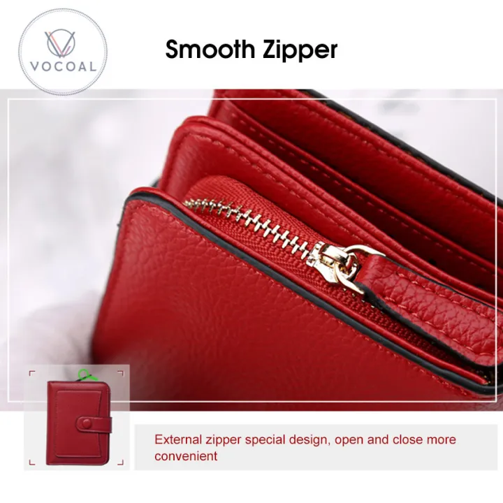 %EF%BC%88New%EF%BC%89Vocoal%20Women'%20Wallet%20imple%20Fahion%20Pure%20Large%20Capacity%20Money%20Bag%20Multifunctional%20Clutch%20Wallet%20PU%20Leather%20Card%20Wallet%20For%20Women%20Hap%20Zipper%20Co-in%20Pocket%20-%20Image%202