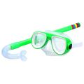Kids Snorkel Set, Kids Swimming Goggles, Diving Mask for Children, Eco-friendly Material Kids Diving Mask Snorkel Set, Protects Eyes Nose from Sea Salt Chlorine Ideal for Swimming Snorkeling Bright Colors.
