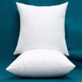 cotton Fiber White Cushion 16"x 16" 2 pcs,.