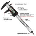 Professional Digital Vernier Caliper 0-150mm 6-inch LCD Electronic Carbon Fiber Altimeter Micrometer Measuring Universal Tool-0-150mm.