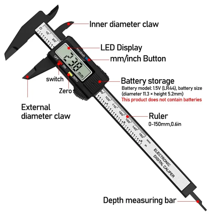 Professional%20Digital%20Vernier%20Caliper%200-150mm%206-inch%20LCD%20Electronic%20Carbon%20Fiber%20Altimeter%20Micrometer%20Measuring%20Universal%20Tool-0-150mm%20-%20Image%203
