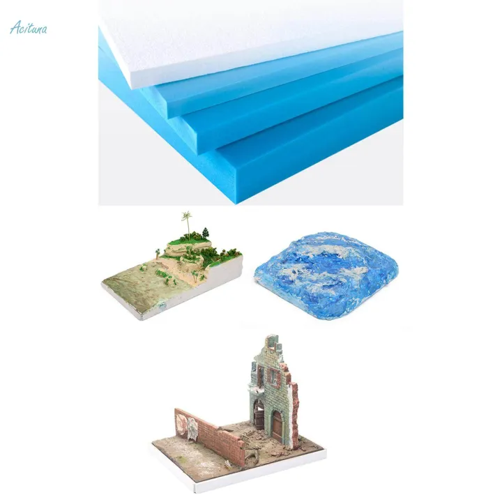 2x%20Miniature%20Craft%20Foam%20Board,%20DIY%20Landscape%20Scenery%20Building%20Foam%20Slab%20Diorama%20Base%2030cmx20cmx4cm%20-%20Image%203