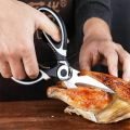 Super Power Kitchen Scissors Stainless Steel Poultry Scissors Chicken Duck Fish Seafood Cutter Multifunction Kitchen Tools - Kitchen Accessories.