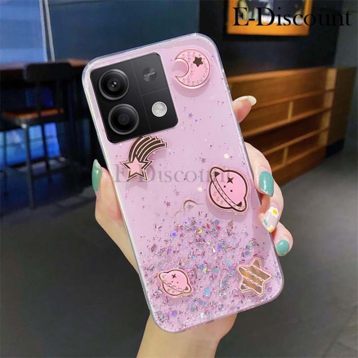 New%20Phone%20Case%20For%20Xiaomi%20Poco%20M6%20Pro%204G%20Cover%20Sparkling%20Soft%20Transparent%20Silicone%20Space%20Planet%20Stars%20Moon%20Girl%20Anti%20Fall%20for%20Xiaomi%20Poco%20M6%20Pro%20Case%20-%20Image%203