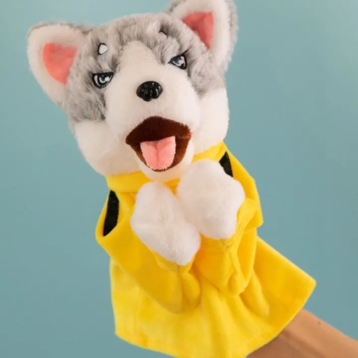 Muppet%20Kung%20Fu%20Boxing%20Husky%20Stuffed%20Animal%20Dog%20Finger%20Doll%20Husky%20Hand%20Puppet%2025cm%20Cute%20Kung%20Fu%20Animal%20Toy%20Performance%20-%20Image%207