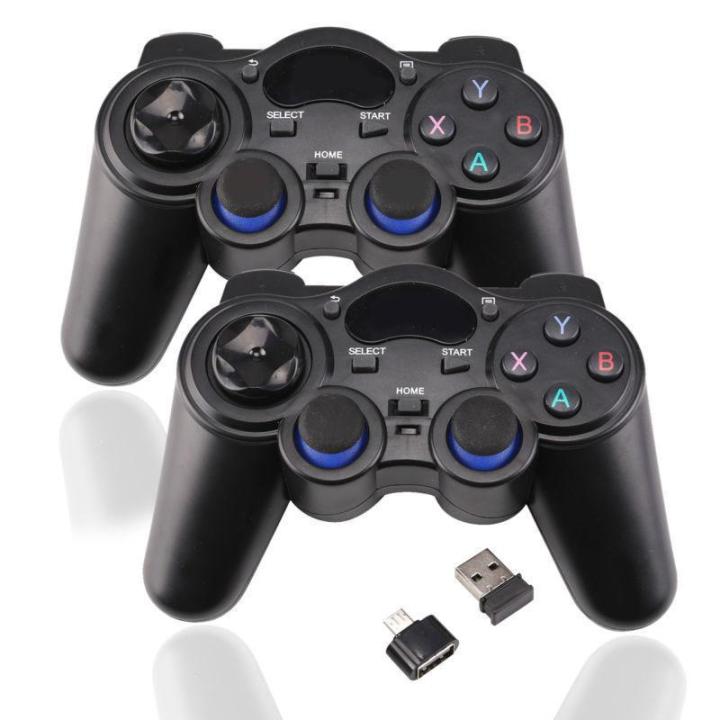 Redcolourful 2 Pcs 2.4G Wireless Game Controller Gamepad Joystick for ...