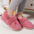 Litfun Warm Plush Slippers For Women Men Winter Indoor Fashion Furry Slippers Flully Cotton Slides Comfortable Home Bedroom Shoe House Foocus.