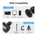 PULUZ 1/4 inch Inner Screw Metal Tripod Ball Head Adapter with Knob Lock(Black).