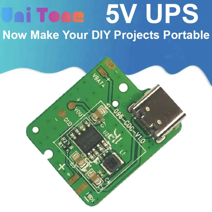 5V UPS Power Supply Module with Battery Charger for Arduino, ESP8266 & Other DIY Projects