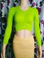 [ Amena fashion ] Crop top Short body full sleeve fashionable blouse for women's.. 