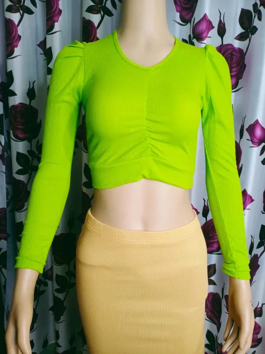 %5B%20Minhaz%20shop%20%5D%20Fashionable%20Cotton%20short%20body%20Full%20hata%20Crop%20Tops%20Blouse%20for%20Women%20-%20Image%202